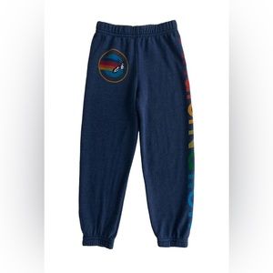 aviator nation kids navy blue sweatpants